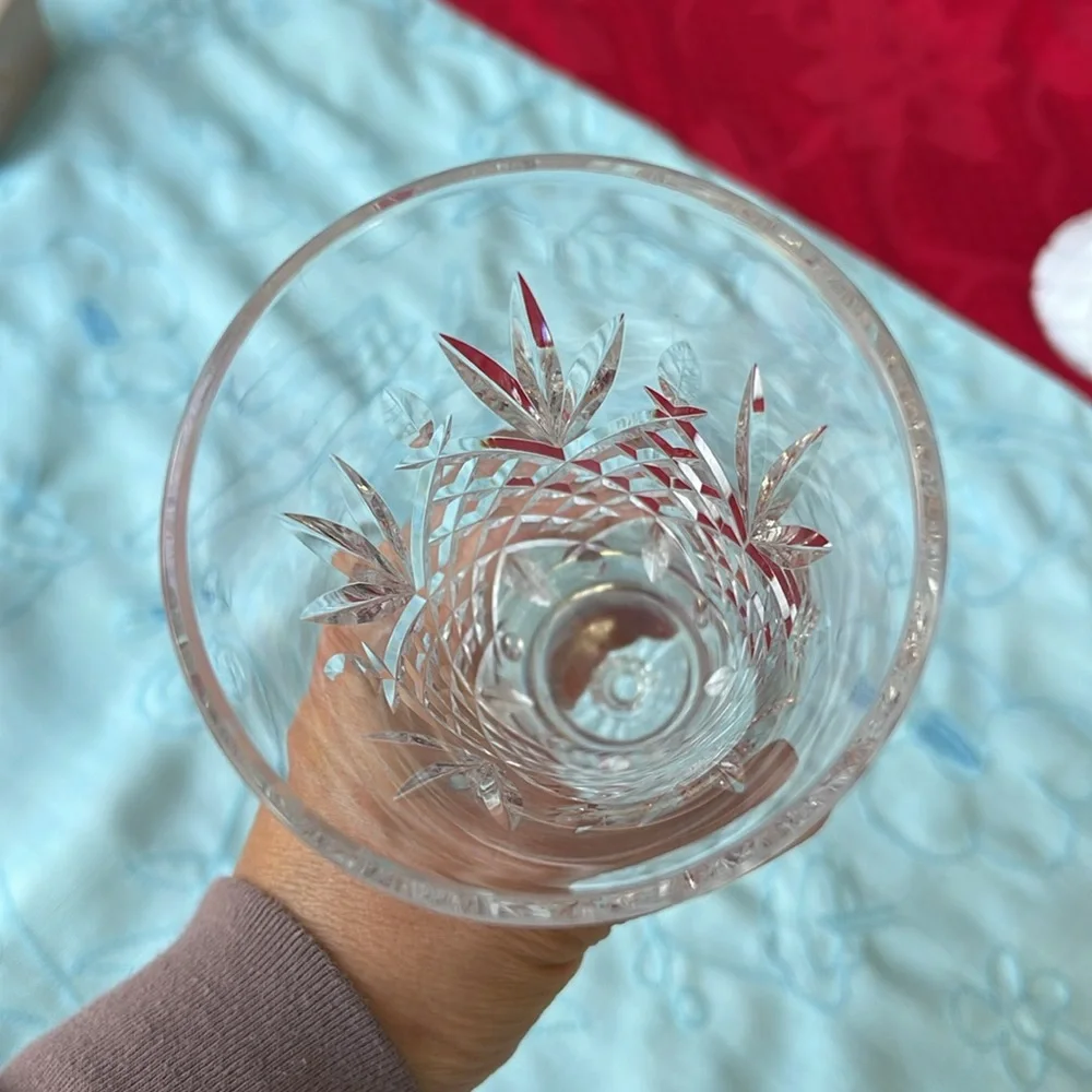 Vintage Waterford crystal vase stamped